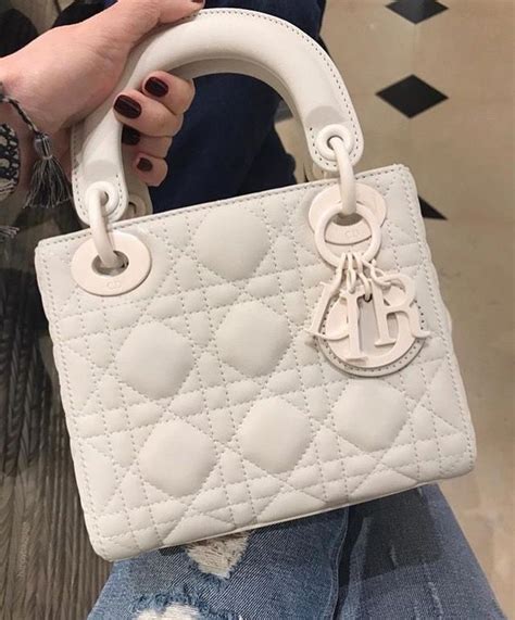 lady dior mini bag white|small lady dior bag price.